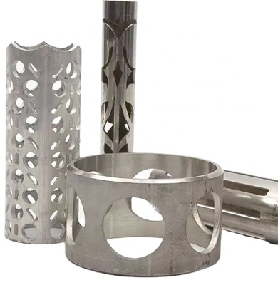 0.5mmを鋼鉄管の管サービスのあたりの切る合金鋼の金属板CNCの管レーザー100mm